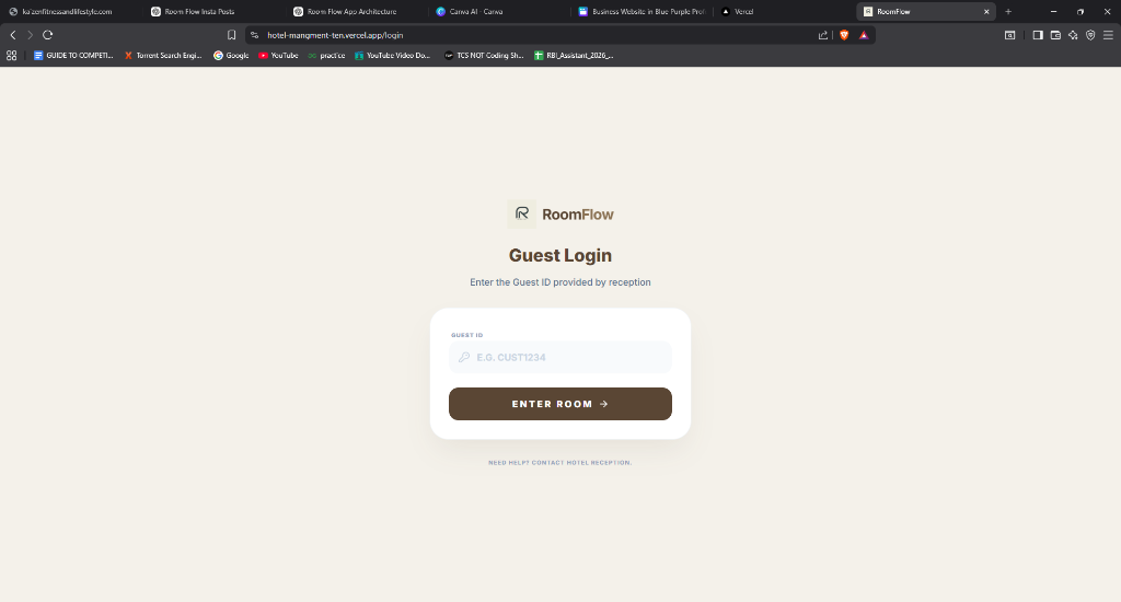 Guest Login