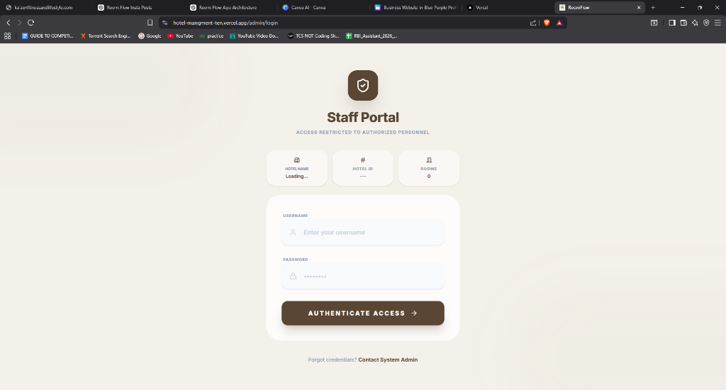Staff Portal